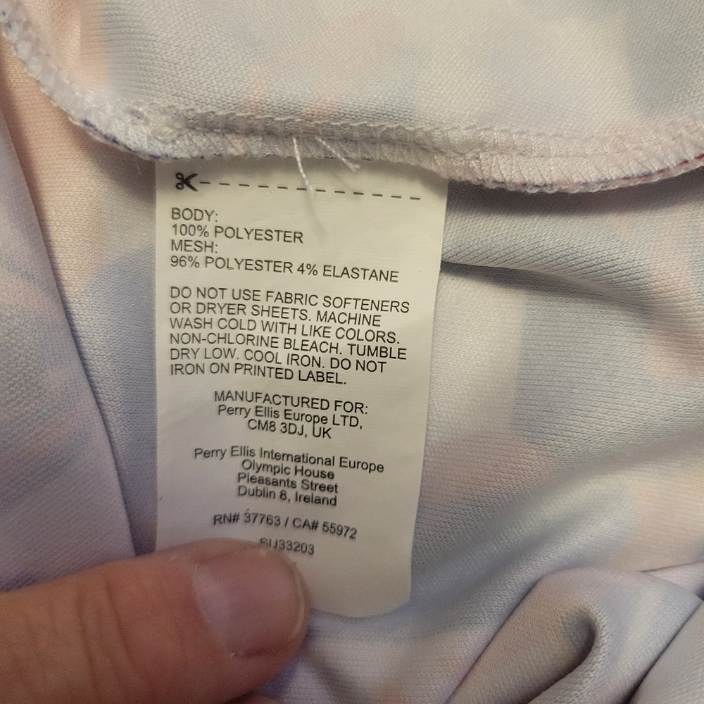 PGA Tour White and Pink Golf Polo Size XL - Picture 5 of 6